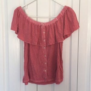 American Eagle off the shoulder shirt